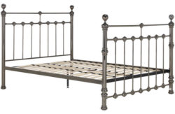 Schreiber Canford Black Nickel Double Bed Frame